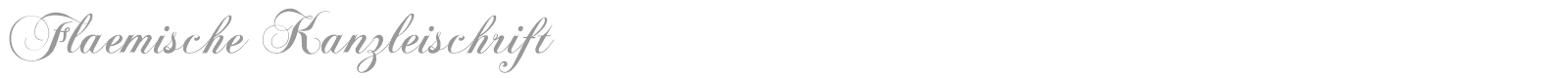 Flaemische Kanzleischrift font preview